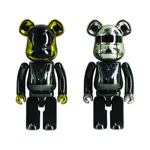 Daft Punk Super Alloyed 200% Bearbrick Figure 2-Pack